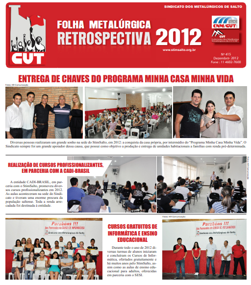 Jornal Retrospectiva 2012